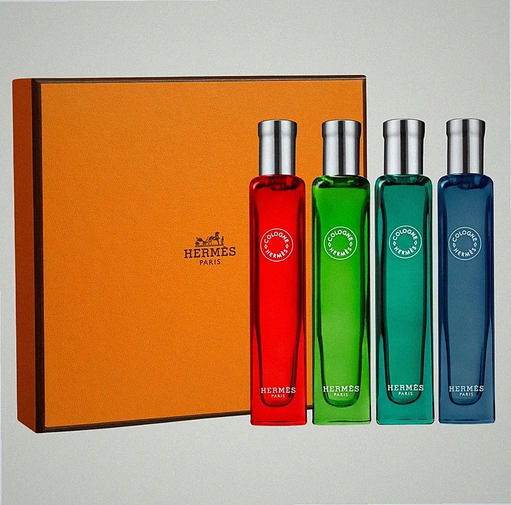 Hermès Collection Perfume & Cologne Travel Gift Set of 4 – Brand New