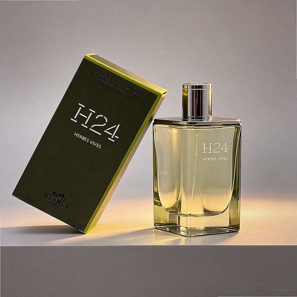 Hermes H24 Herbes Vives Eau de Parfum Spray for Men 3.3 oz/100 ml New In Box
