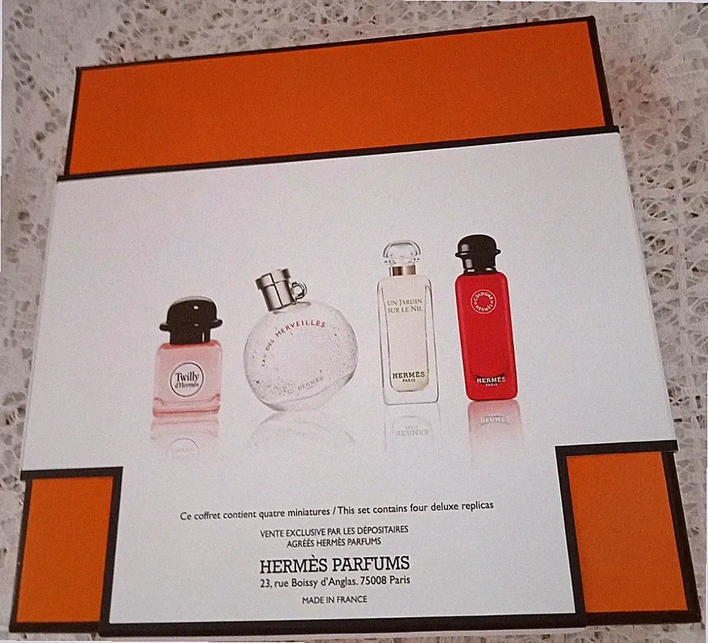 Hermes Womens Perfumes Mini Deluxe Coffret Decouverte Discovery Fragrance Set