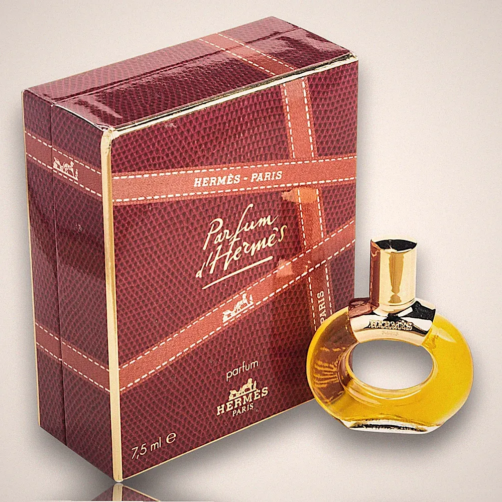 PARFUM D'HERMES by HERMES splash PURE PARFUM 7,5 ml~1/4 oz BOXED rare