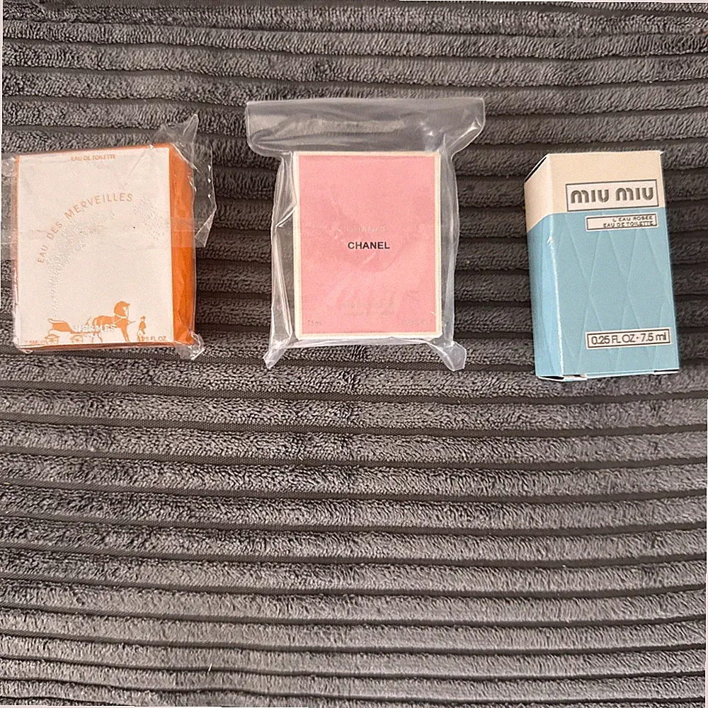 Small Designer travel Perfumes Dabber Hermes,Miu Miu And Chanel chance Nib 3