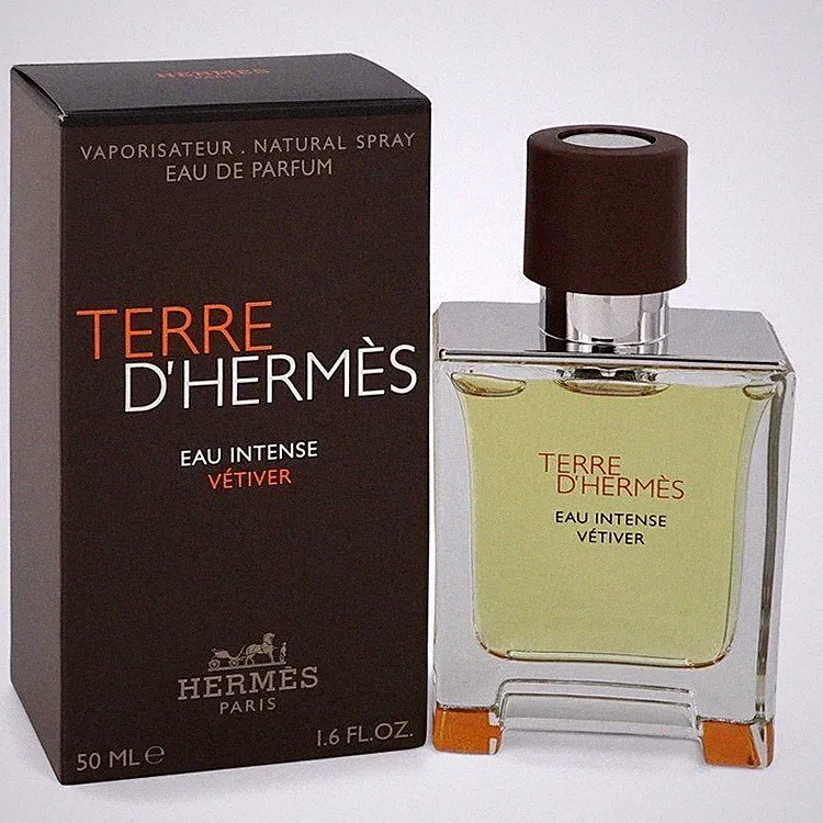 Terre D'Herm�s Eau Intense Vetiver Herm�s Eau De Parfum Spray 1.6oz/50ml f/Men