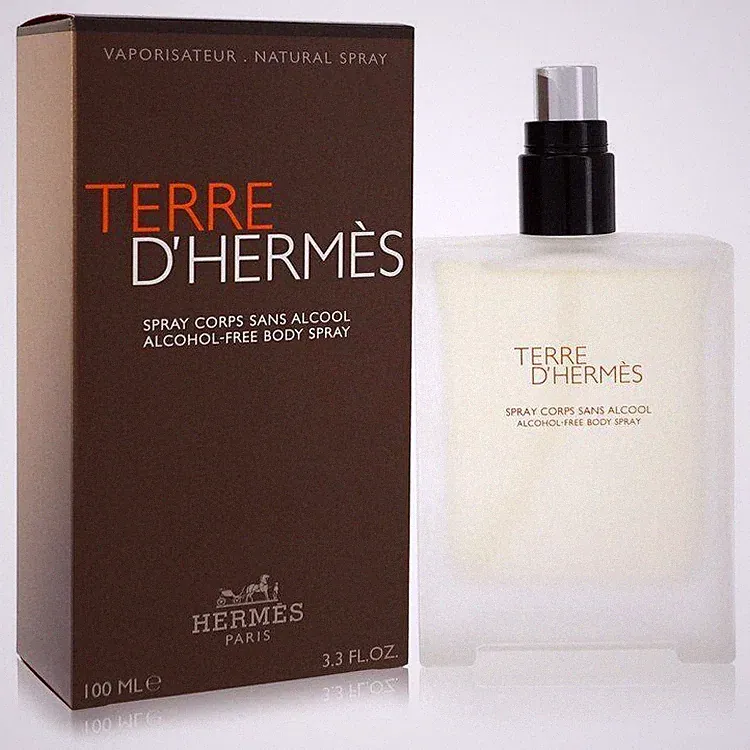 Terre D'Hermes by Hermes Body Spray 3.3oz/100ml for Men Fresh Fragrance Scent