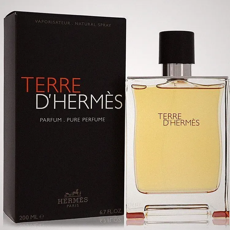 Terre D'hermes Cologne By Hermes Pure Perfume Spray 6.7oz/200ml For Men