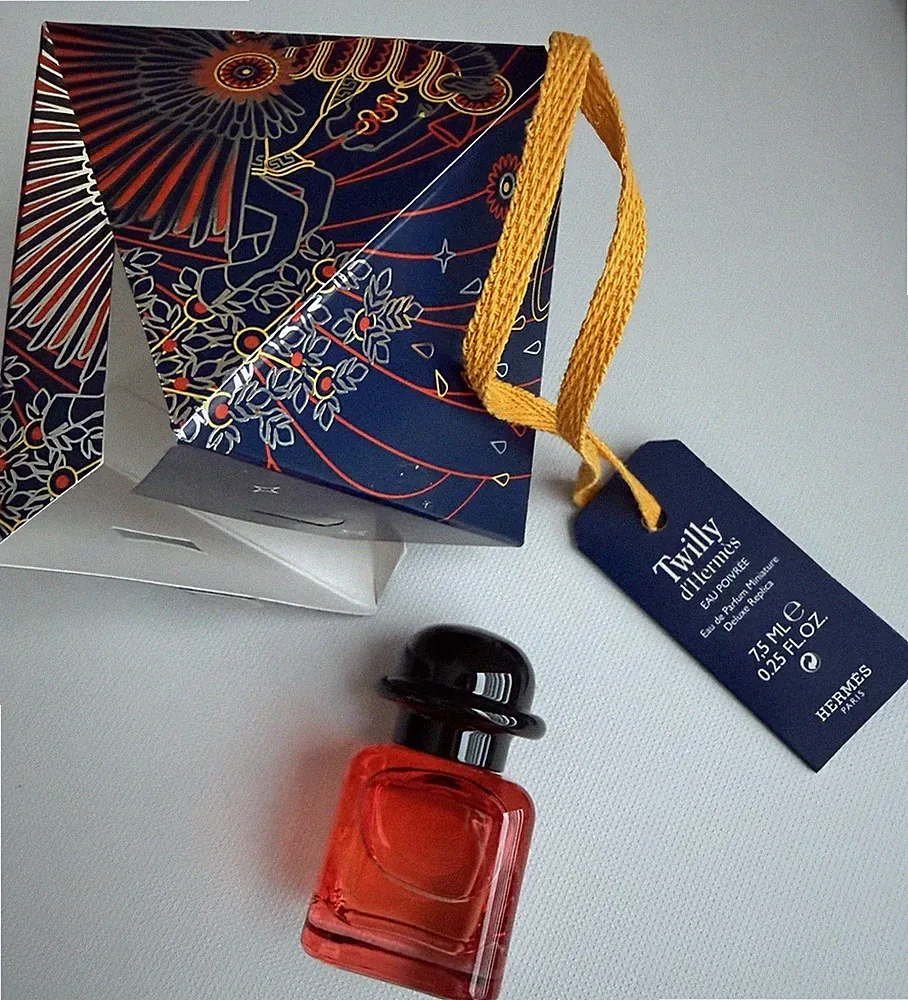 Twilly d'Hermes Eau Poivree EDP Splash MINI 7.5 ml Ornament Rare
